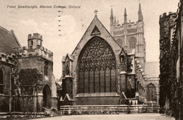 Oxford. Merton College, 1957