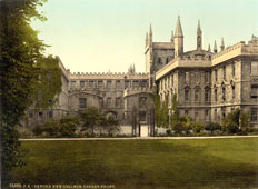 Oxford. New College, founded 1386, 1890