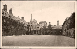 Oxford. Pembroke College, 1950