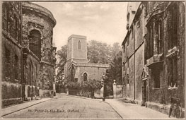 Oxford. St Peter in the East, 1909