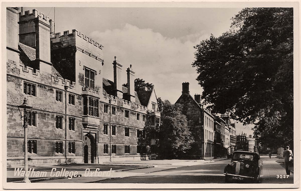 Oxford. Wadham College, 1950