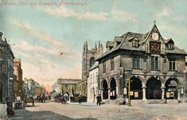 Peterborough. Town Hall and Cowgate