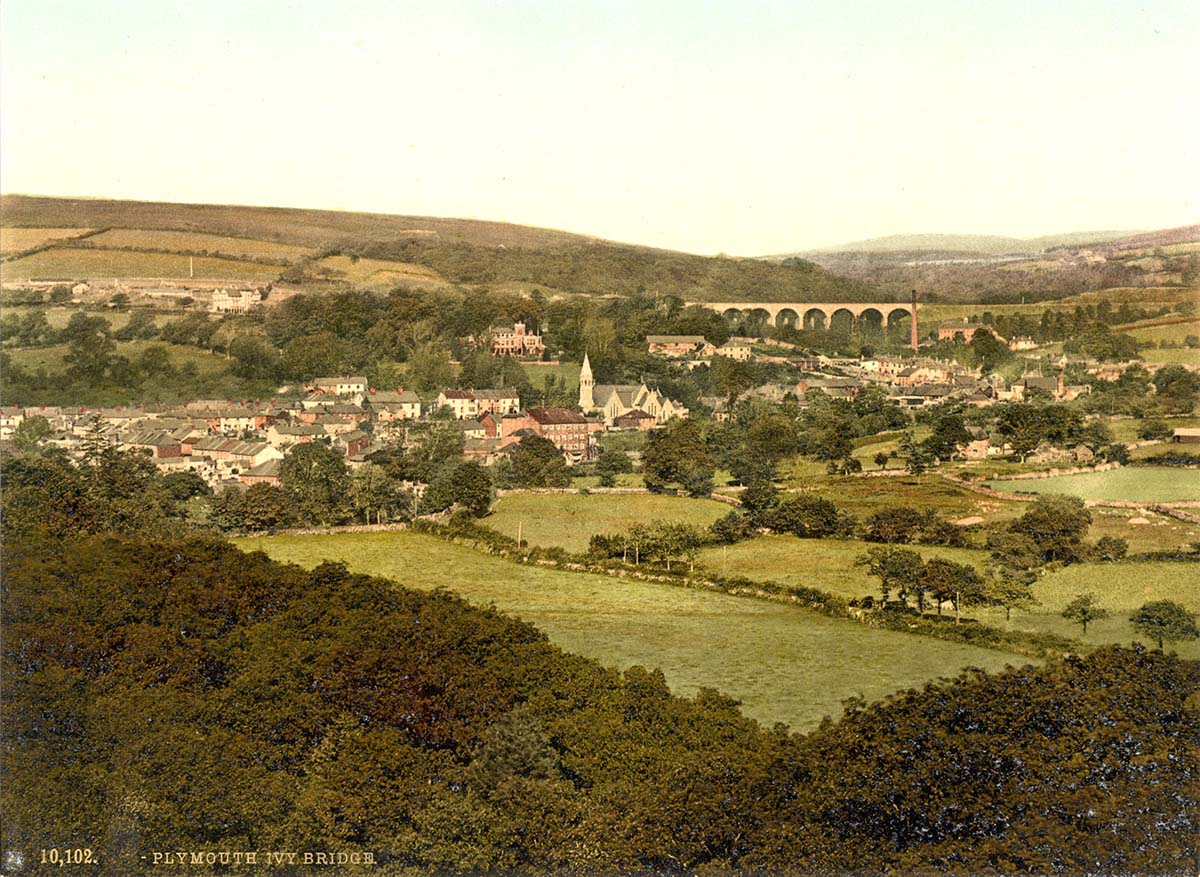 Plymouth. Ivybridge, general view, circa 1890