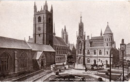 Plymouth. St Andrews Church, 1919