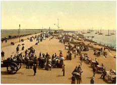 Portsmouth. Southsea beach, between 1890 and 1900