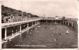 Southend-on-Sea. Bathing pool, 1935