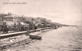 Southend-on-Sea. Leigh on Sea from Jetty, 1910