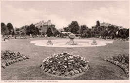 Southend-on-Sea. Prittlewell Square, Gardens and Fountain