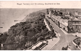 Southend-on-Sea. Royal Terrace and Shrubbery, 1922