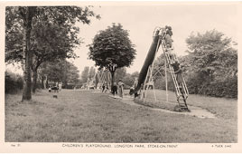 Stoke-on-Trent. Children's Playground, Longton Park, between 1930 and 1940
