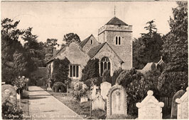 Stoke-on-Trent. Stoke Poges Church, Spire removed 1924