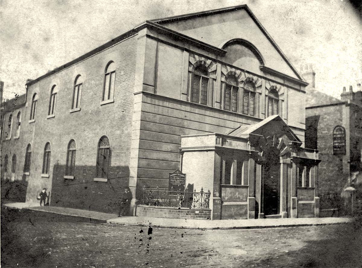 Walsall. Baptist Chapel on Goodall Street, early 1900s