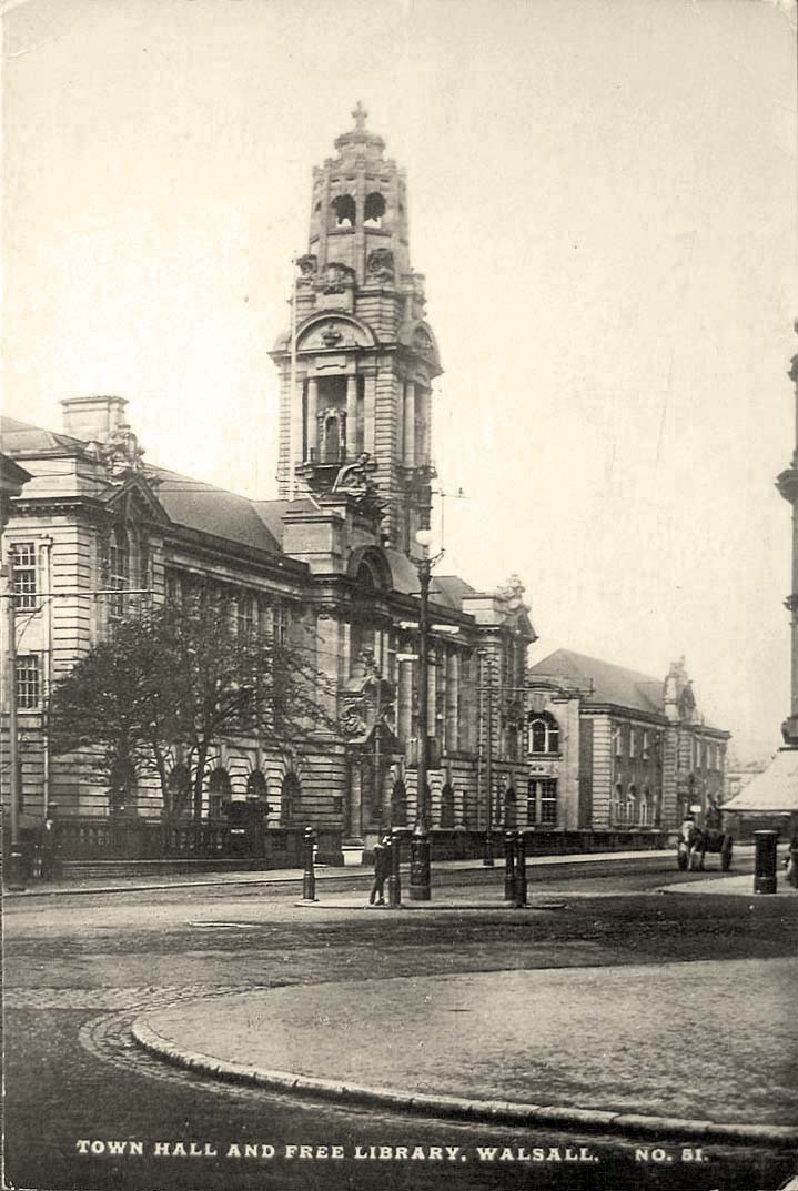 Walsall. Town Hall and Free Library