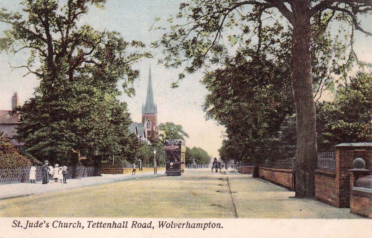 Wolverhampton. St Jude's Church, Tettenhall Road, between 1900 and 1910
