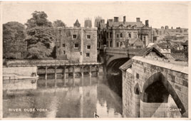 York. River Ouse, 1948