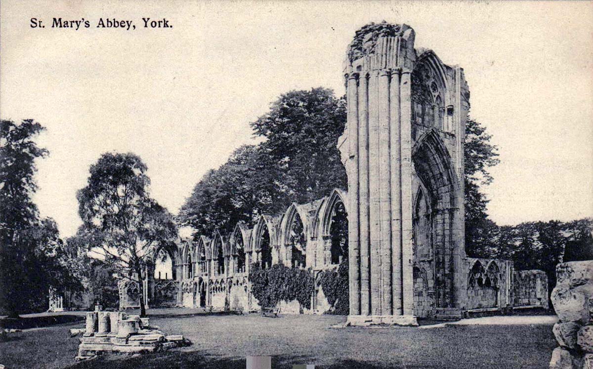 York. St Mary's Abbey, Ruins