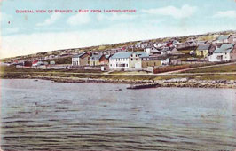 Port Stanley. Panorama of the city