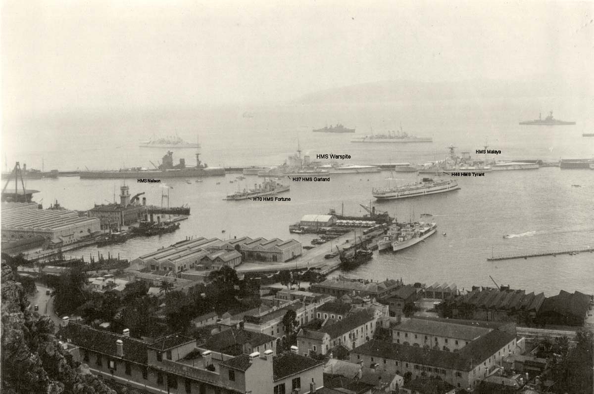 British Navy in Gibraltar, 1938 - 1 photo