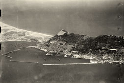 Gibraltar. Gibraltar from La Linea de la Concepcion, 1928
