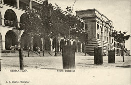 Gibraltar. South barracks, 1907