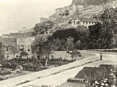 Gibraltar. Southern Port Gate, 1880