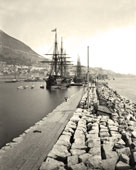 Gibraltar. The new pier, 1890