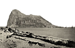 Gibraltar. View from San Felipe, 1890