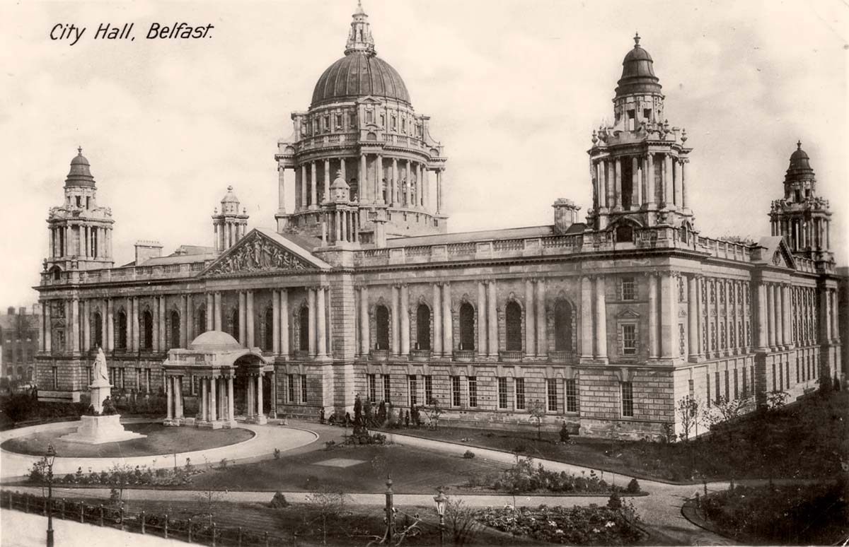 Belfast. City Hall, 1928