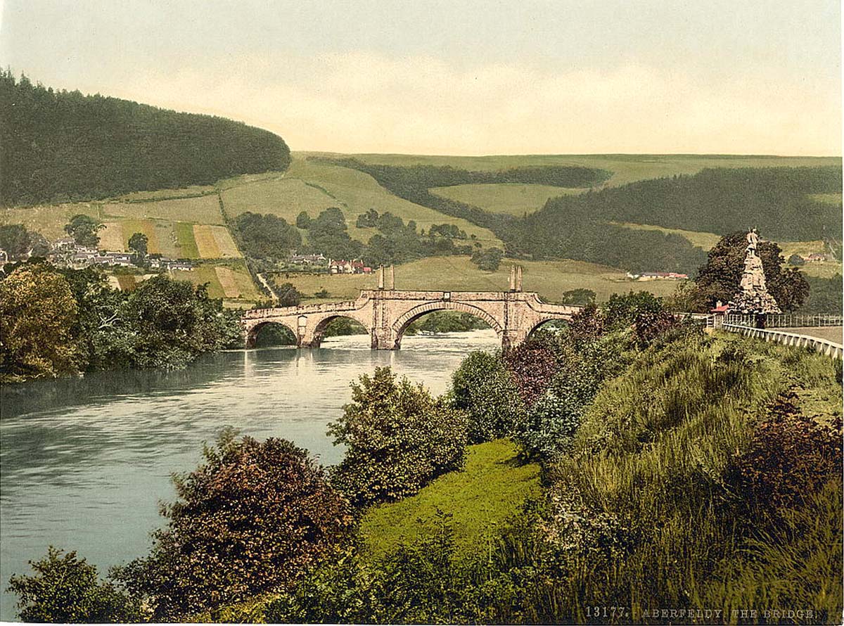 Aberfeldy. The bridge, circa 1890