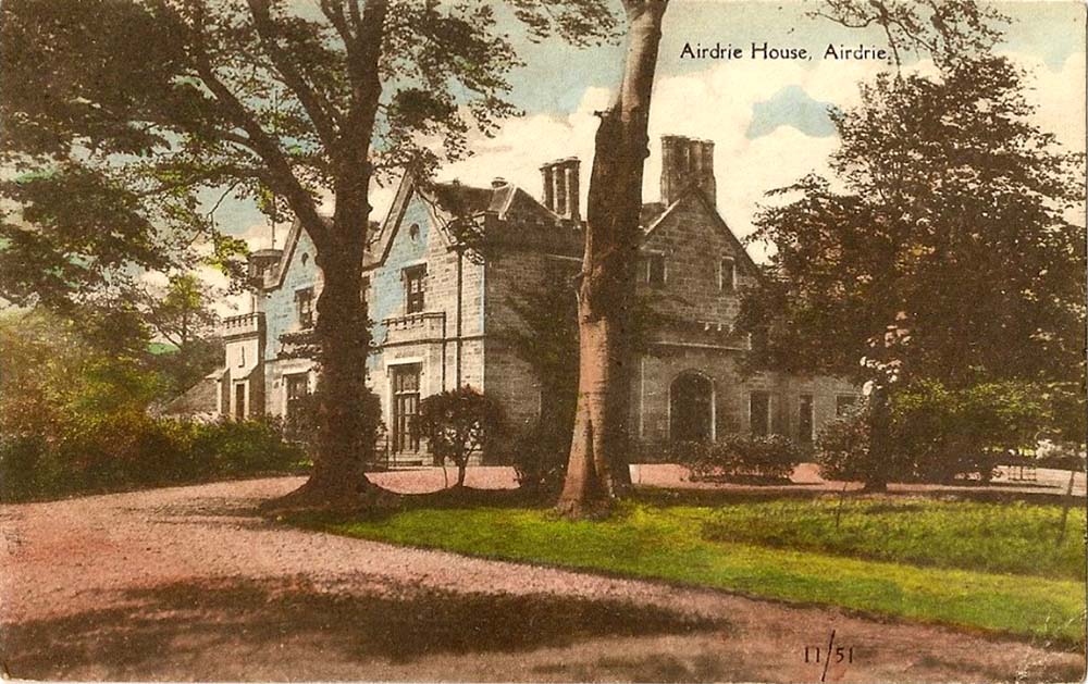 Airdrie. Panorama of Airdrie House