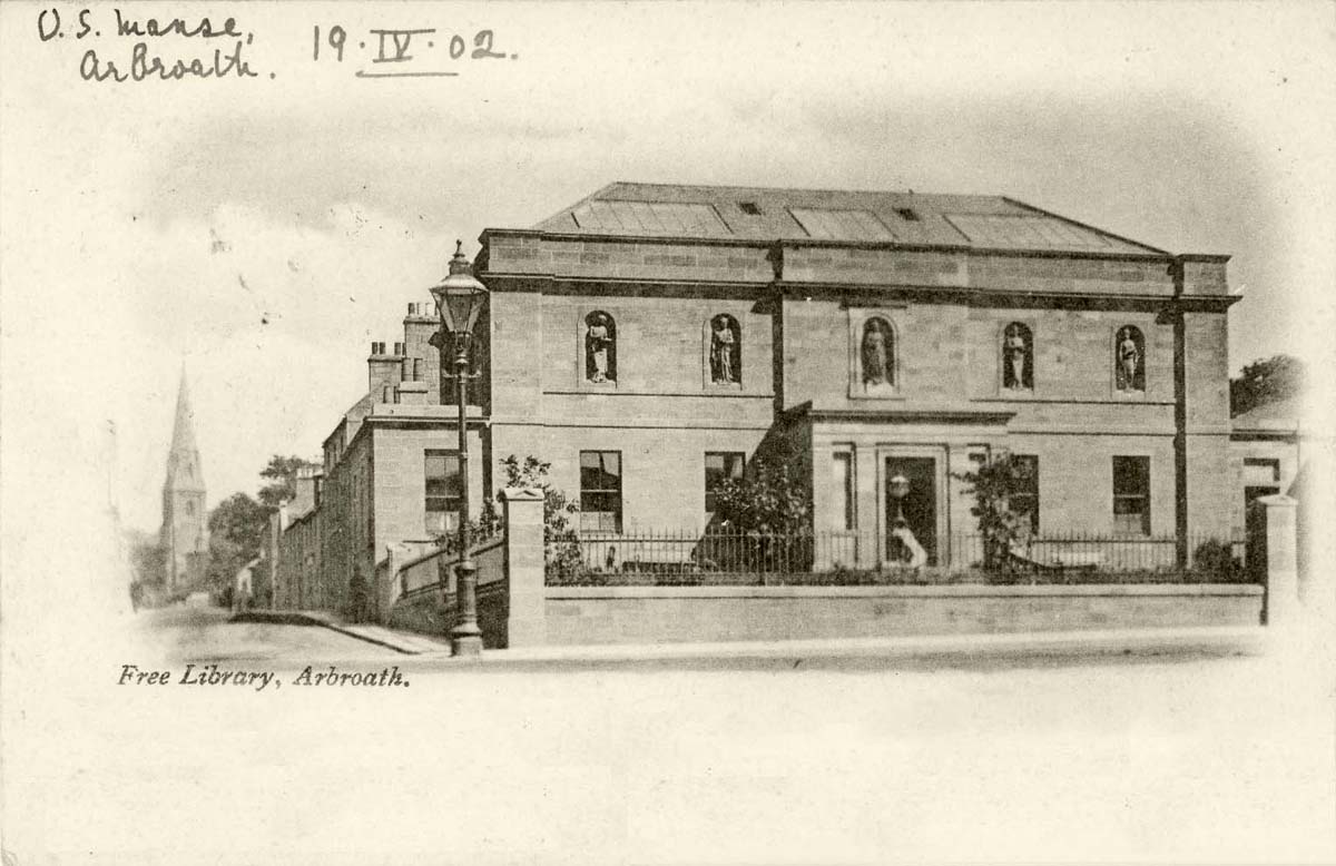 Arbroath (Aberbrothock). Free Library, 1902