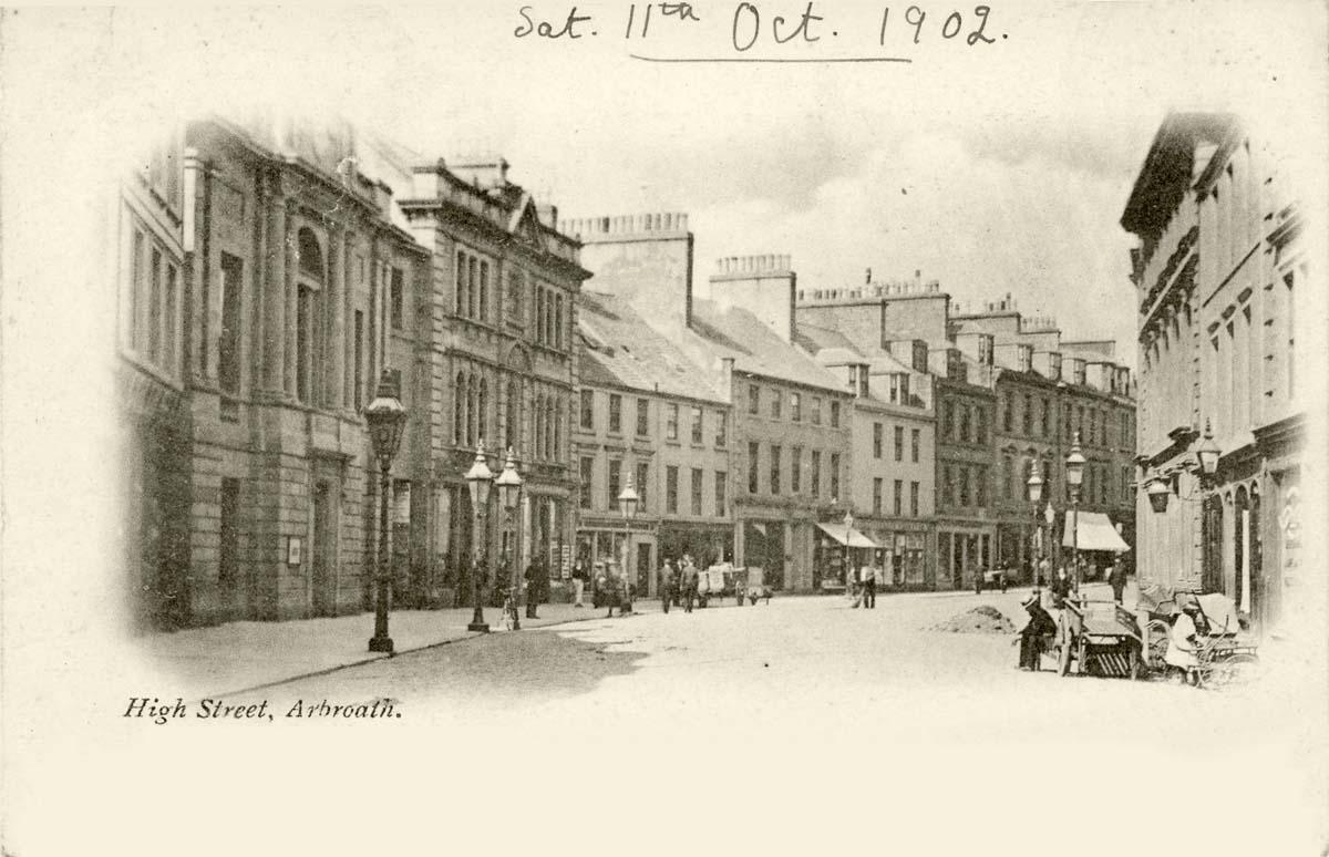 Arbroath (Aberbrothock). High Street, 1902