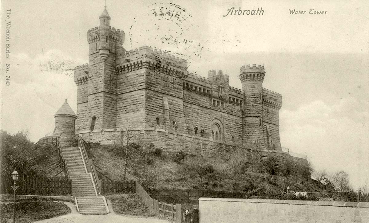 Arbroath (Aberbrothock). Water Tower, 1908