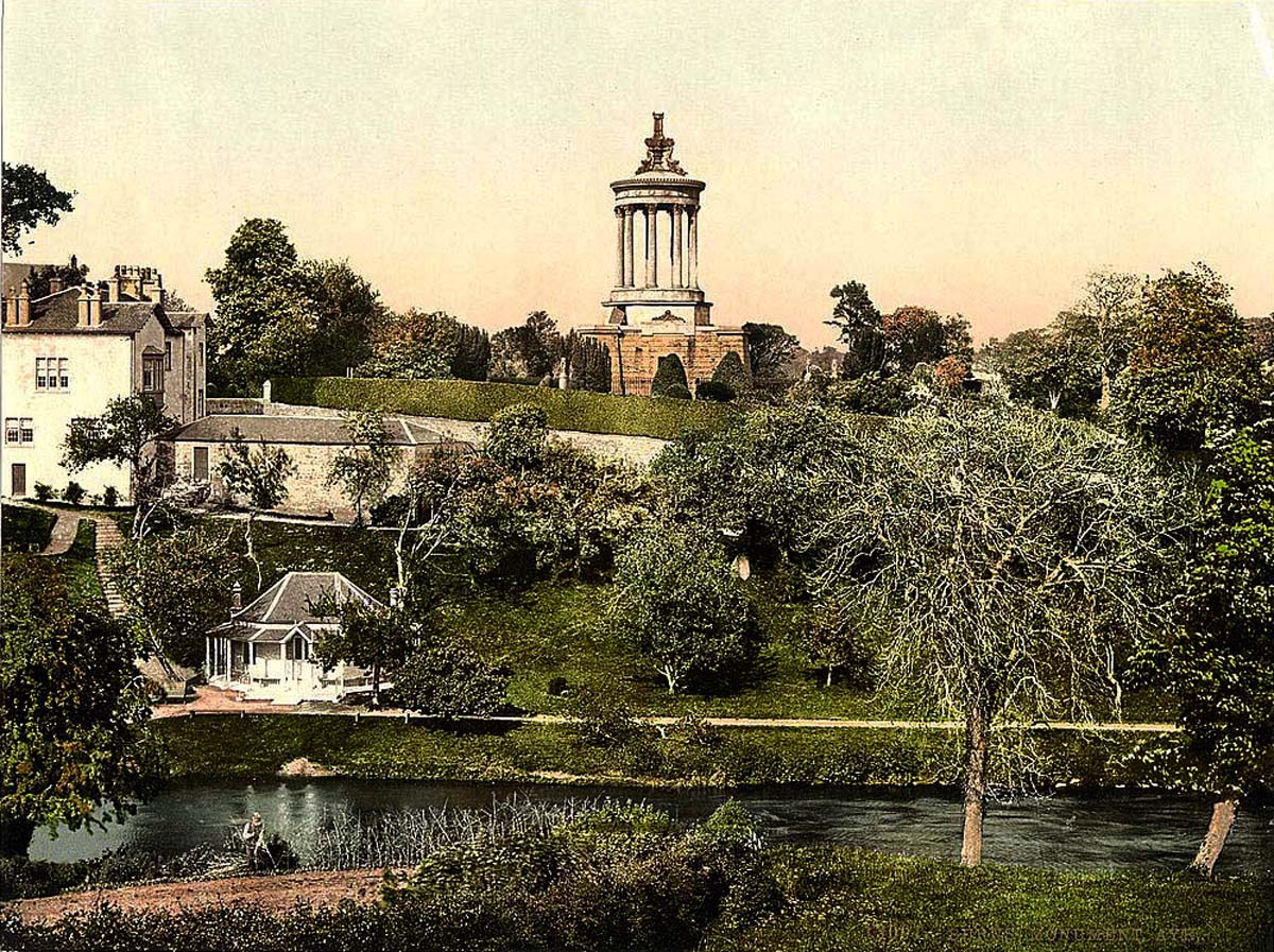 Ayr. Burns Monument, circa 1890