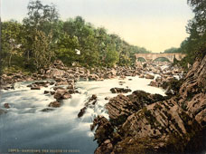 Banchory. The bridge on Feugh River, circa 1890