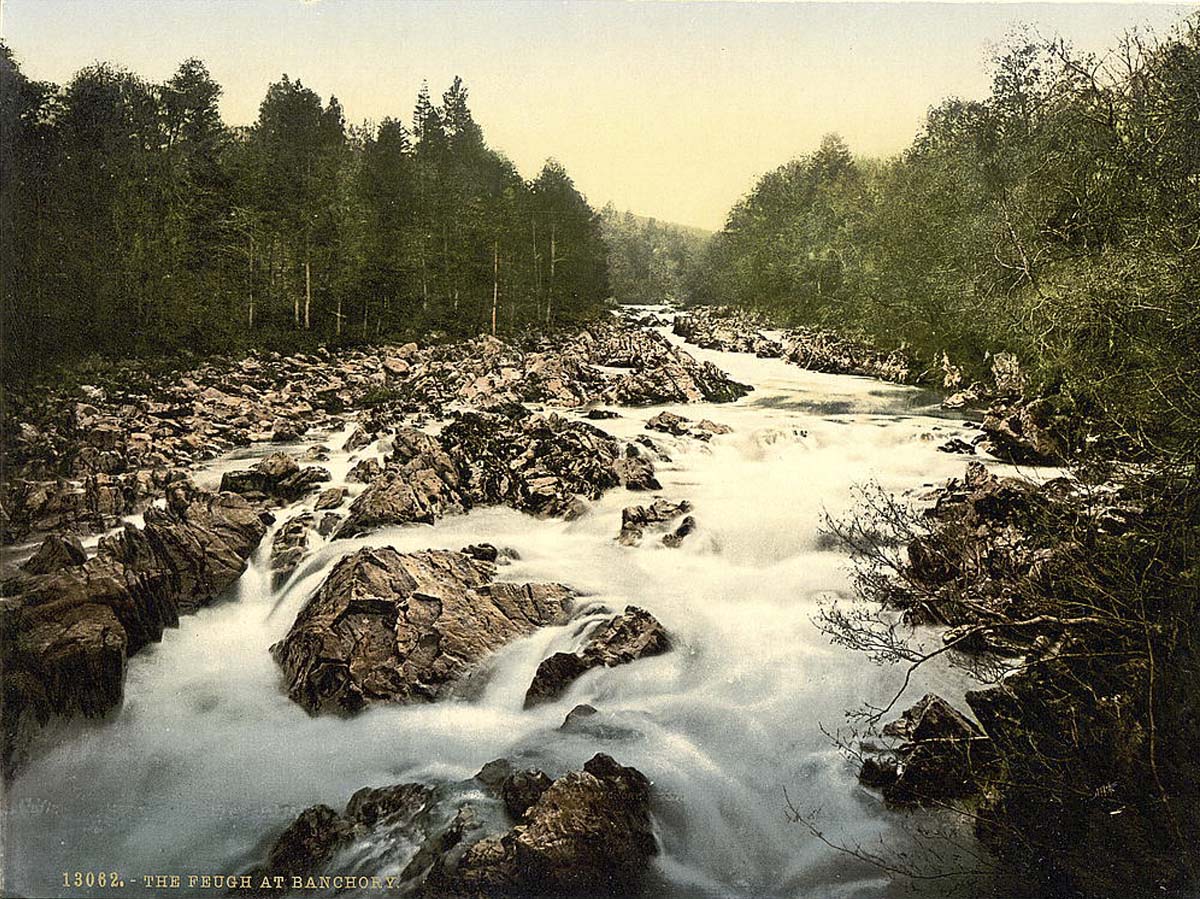Banchory. The Feugh River, circa 1890