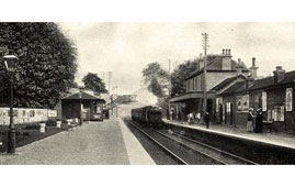 Bearsden. Railway station