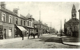 Blantyre. Glasgow Road in 1903