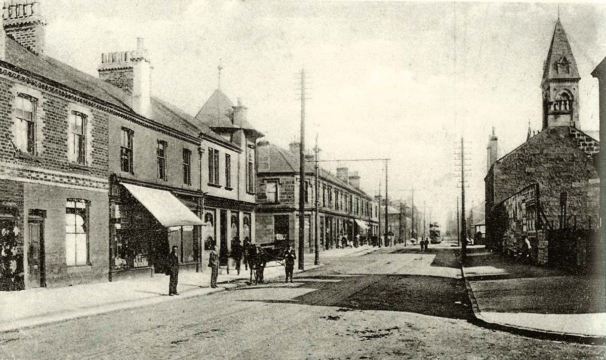 Blantyre. Glasgow Road in 1903