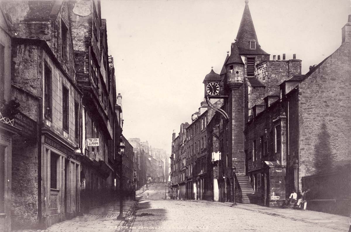 Edinburgh. Canongate, circa 1870