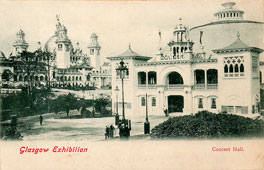 Glasgow. International Exhibition UK, Concert Hall, 1901