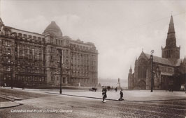 Glasgow. Royal Infirmary and Cathedral