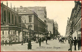Glasgow. Sauchiehall Street, 1917