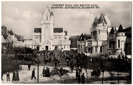 Glasgow. Scottish Exhibition, Concert Hall and Kelvin Hall, 1911
