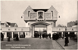 Glasgow. Scottish Exhibition, Entrance Gate, 1911