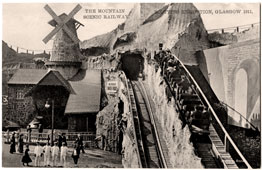 Glasgow. Scottish Exhibition, Mill and Mountain Scenic Railway, 1911
