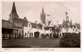 Glasgow. Scottish Exhibition, Scottish village, 1911