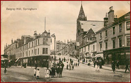 Glasgow. Springburn - Balgray Hill, 1918