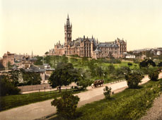 Glasgow. University, circa 1890