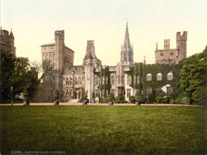 Cardiff. Castle from the east, circa 1890